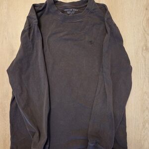 American Eagle Outfitters Men's Black Shirt